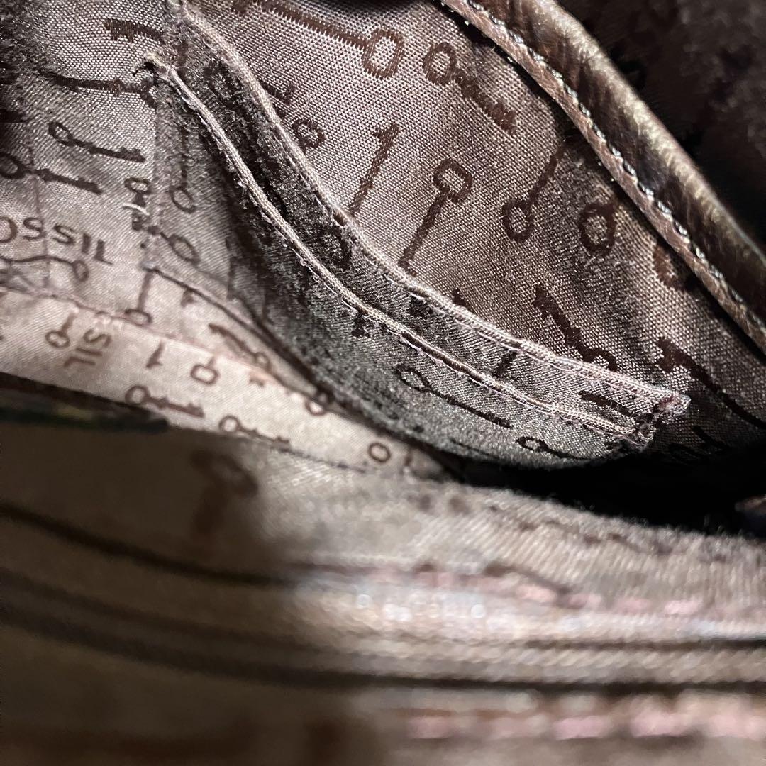 【ヴィンテージ】【FOSSIL / フォッシル】 レザー / ショルダーバッグ