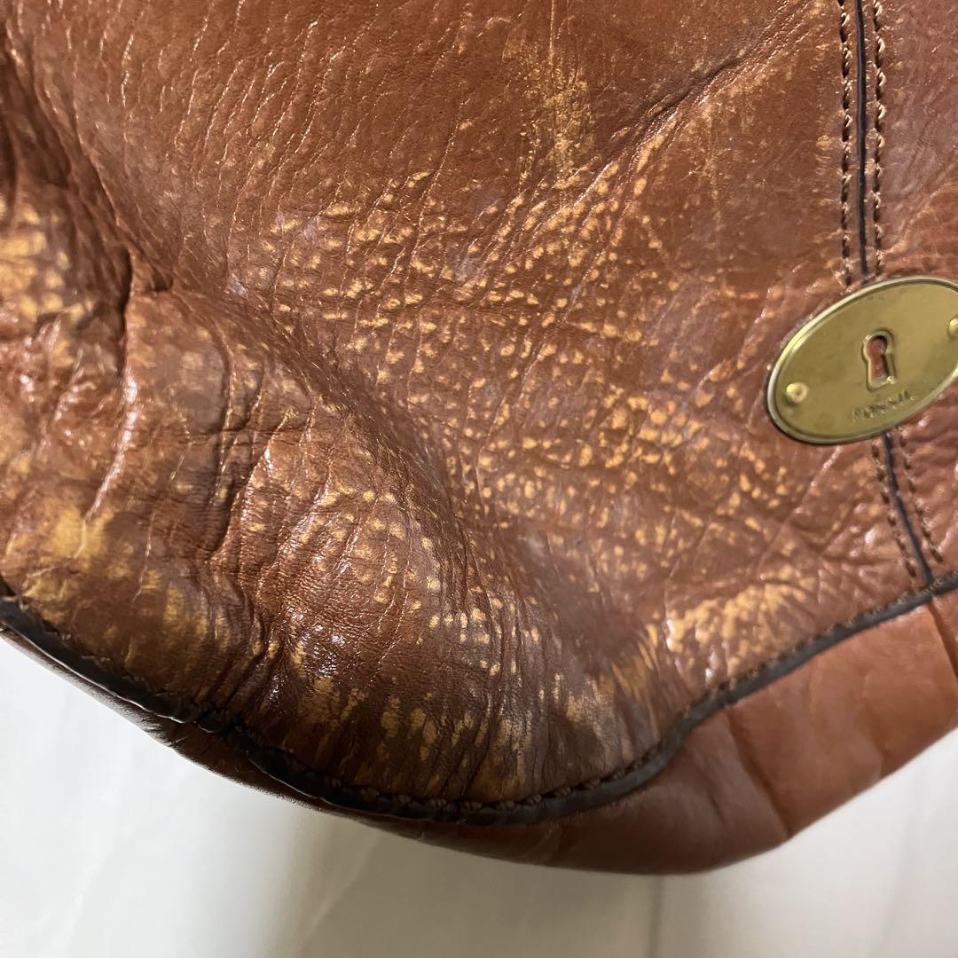 【ヴィンテージ】【FOSSIL / フォッシル】 レザー / ショルダーバッグ
