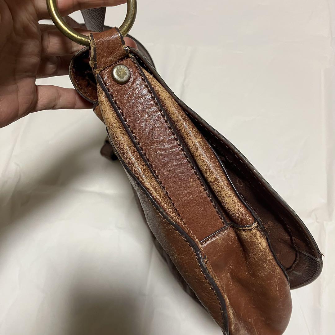 【ヴィンテージ】【FOSSIL / フォッシル】 レザー / ショルダーバッグ