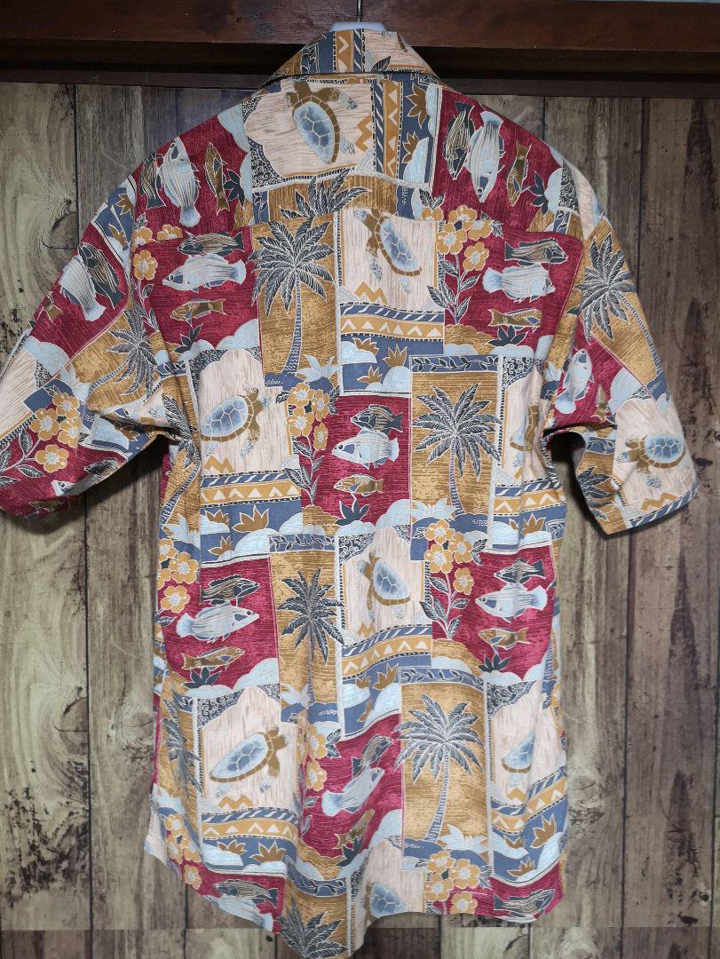 美品稀少】トリリチャードmen'sアロハＭサイズ 未使用 トリリチャード メンズ アロハシャツ ボタニカル サイズM