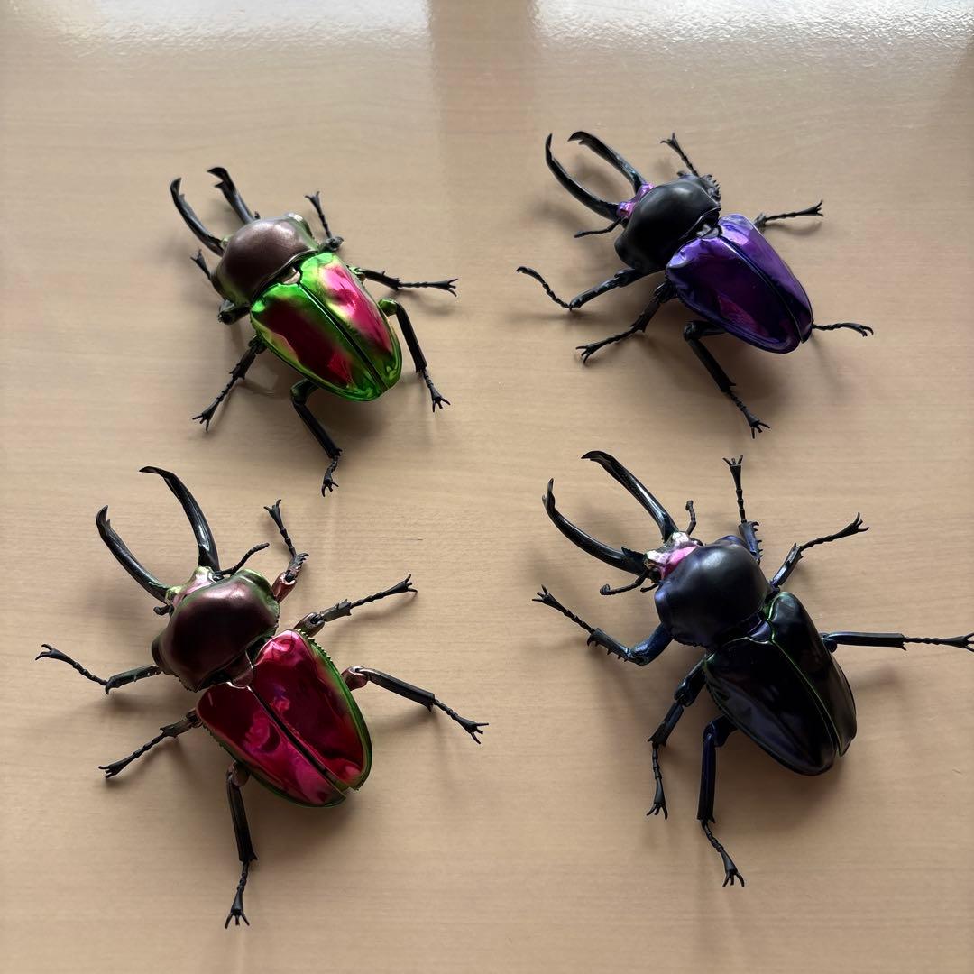 100%本物保証! コンプリート いきもの大図鑑アドバンス ニジイロクワガタ♥に近い