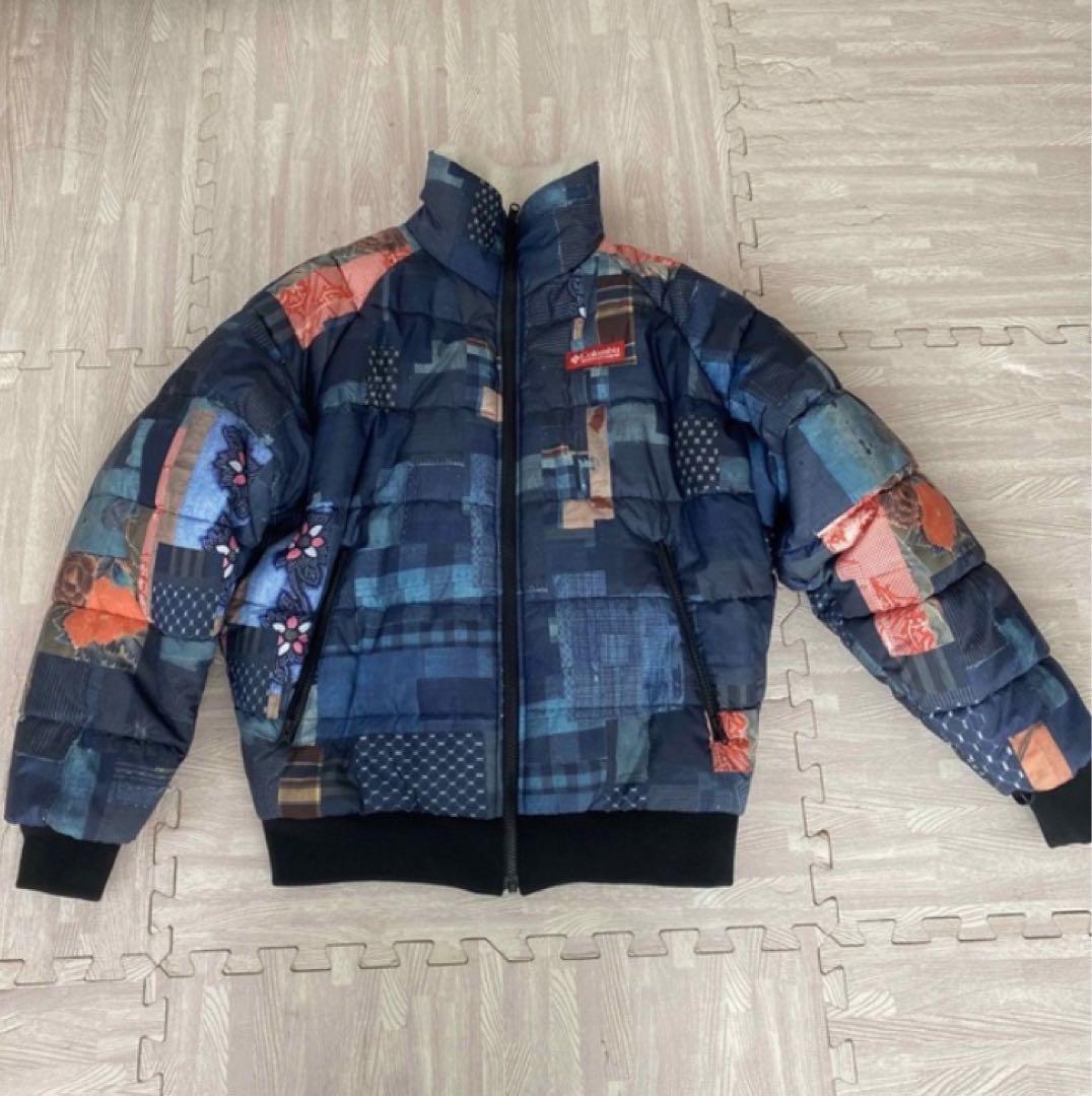 Columbia × atmosコラボ　中綿フリース　リバーシブルブルゾン