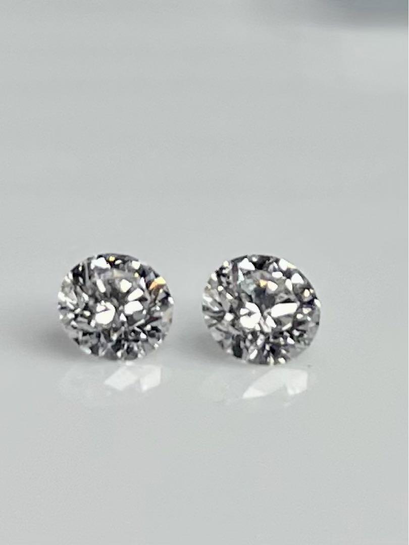 特別提供品　PT 天然ダイヤモンド　ピアス　計１．１ｃt 特別提供品 PT 天然ダイヤモンド ピアス 計1．1ct - メルカリ