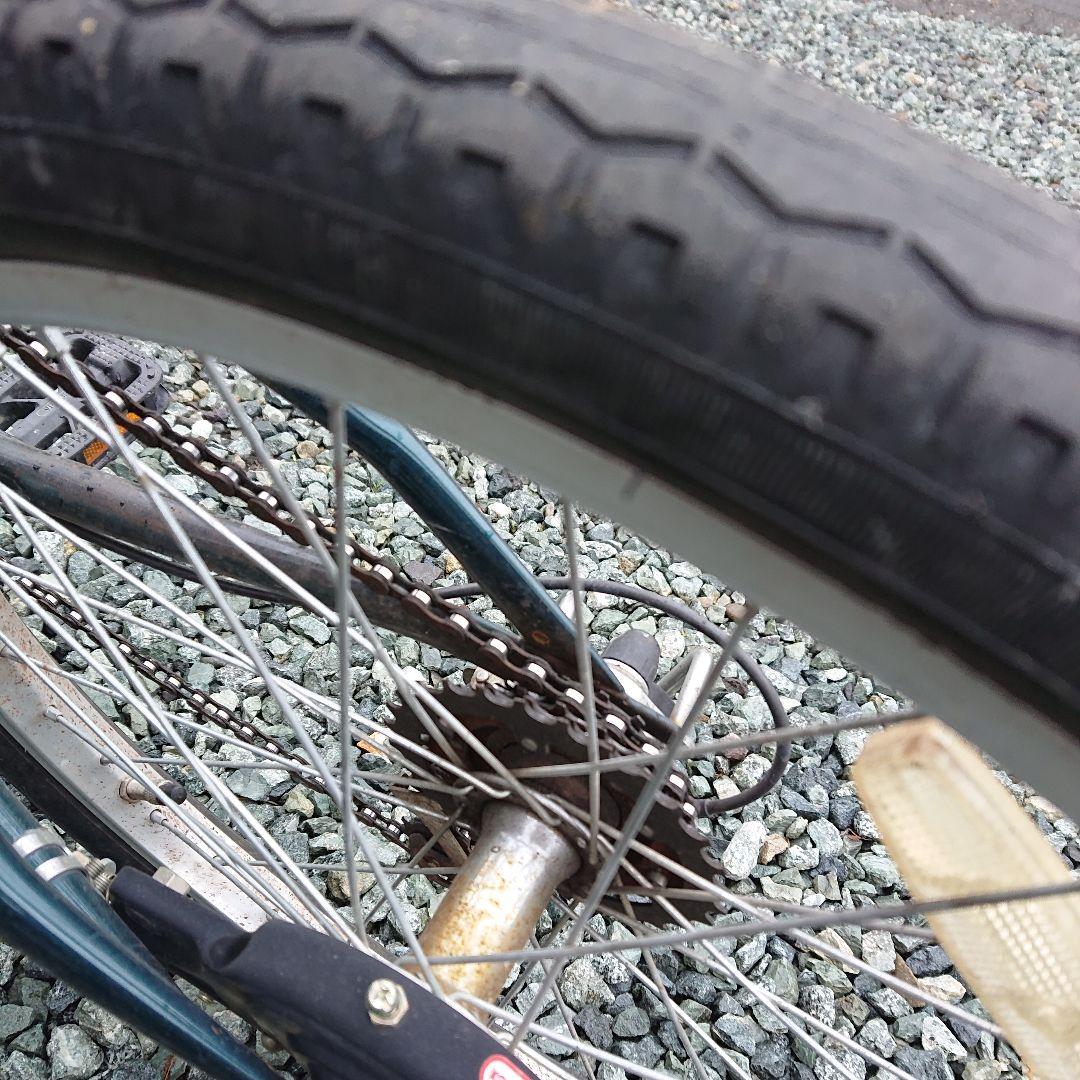 ☆北海道 キャプテンスタッグ 6段切り替え折り畳み自転車