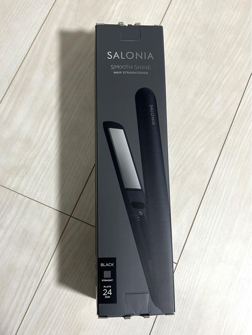 新品サロニア SALONIA スムースシャイン ストレートヘアアイロン 24mm