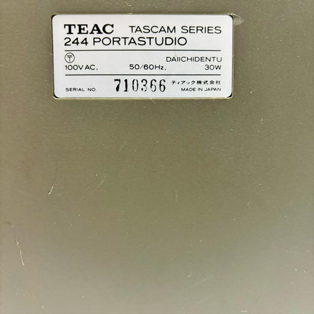 ★TASCAM タスカム TEAC SERIES 244 カセットMTR☆ 画像10