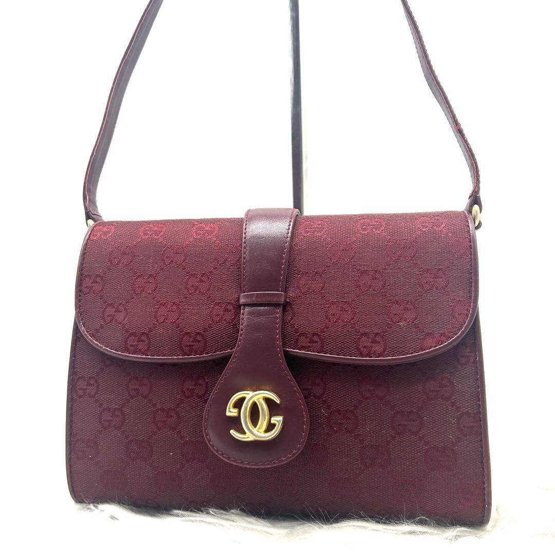 【Jun tsai様】GUCCI グッチ ショルダーバッグ マーモント GG