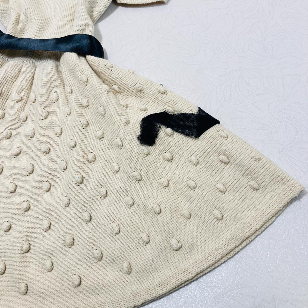 RED VALENTINO レッドバレンティノ ニットワンピース リボン XS 画像13