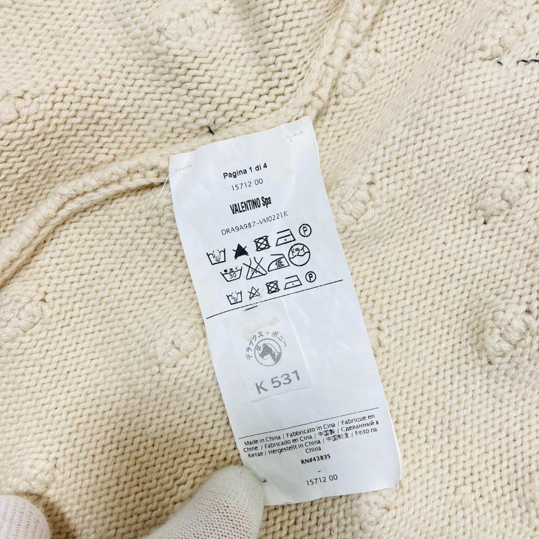 RED VALENTINO レッドバレンティノ ニットワンピース リボン XS 画像15