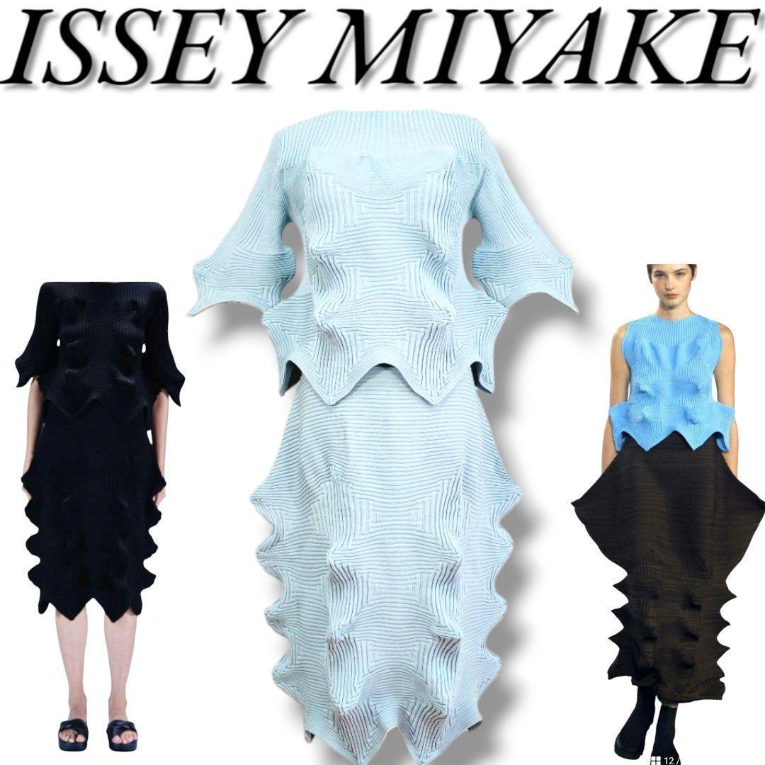 希少！　 コレクションライン　イッセイミヤケ　トゲトゲ　スカート　セット★