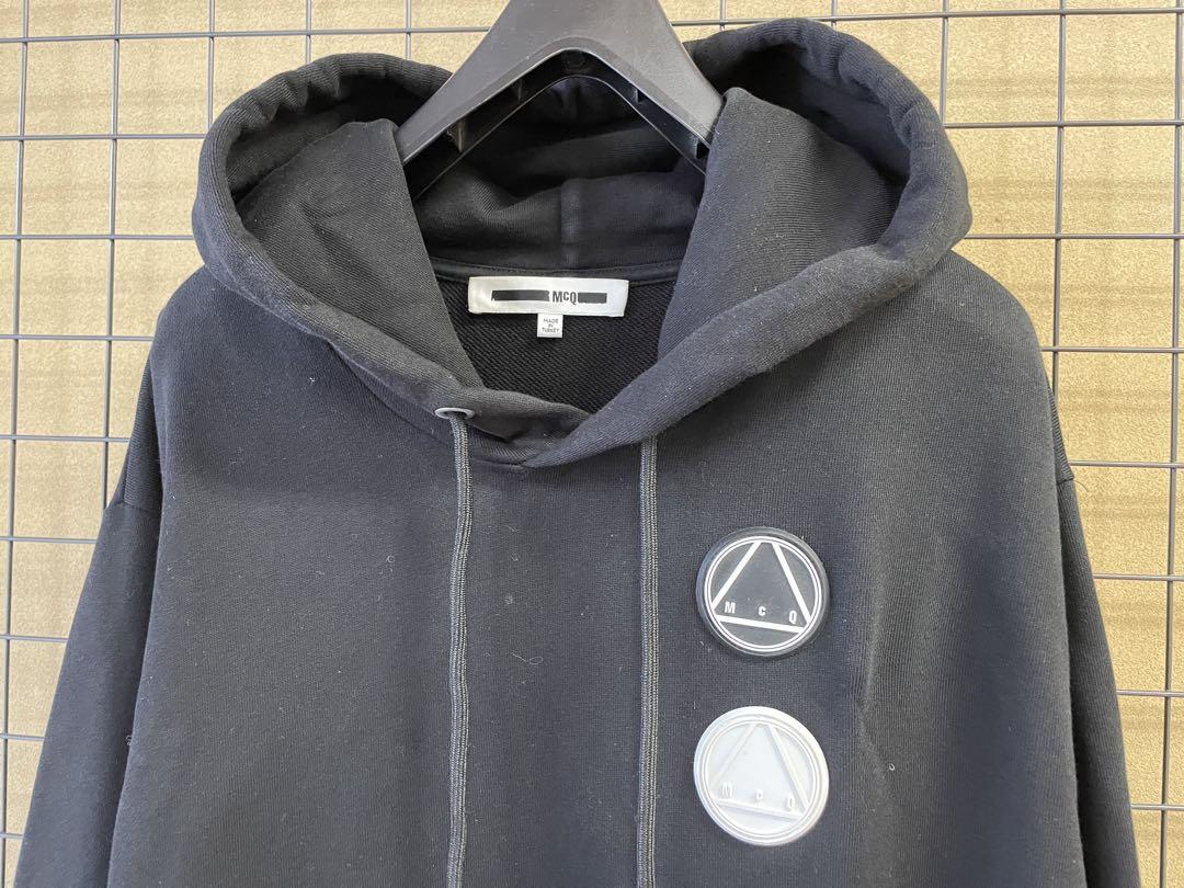 McQ アレキサンダーマックイーン プルオーバー スウェット フーディー パーカ