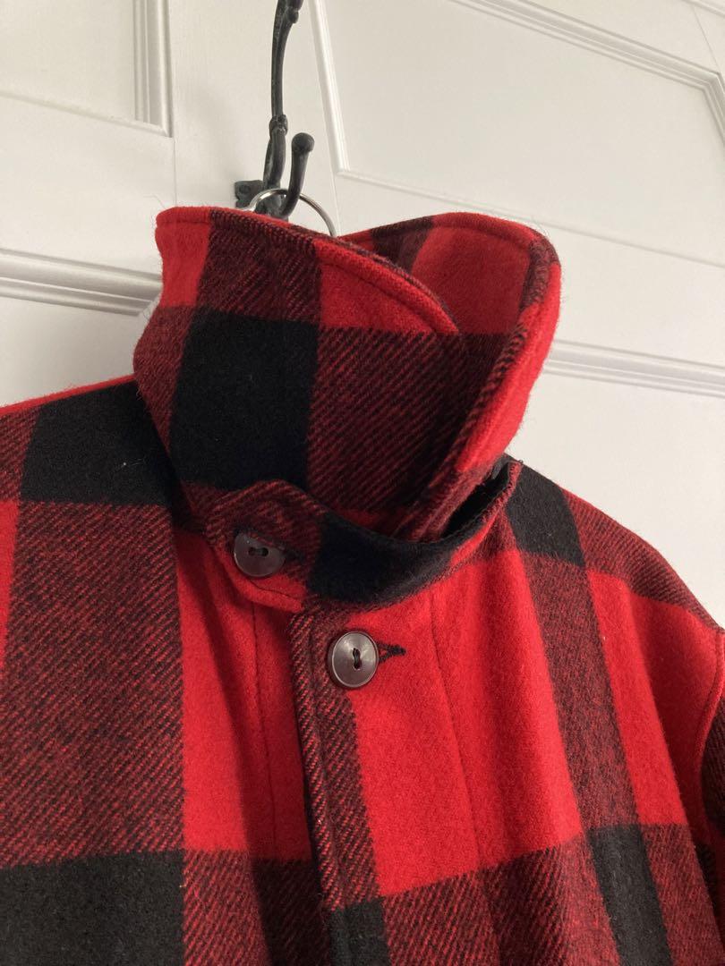 Woolrich フィールドコート 赤・黒 vintage白タグ