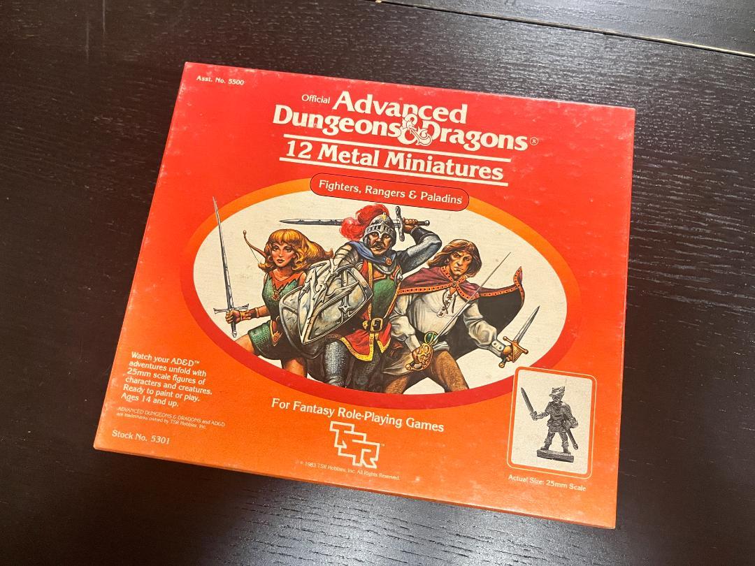D&D メタル ミニチュア Fighters, Rangers&Paladins