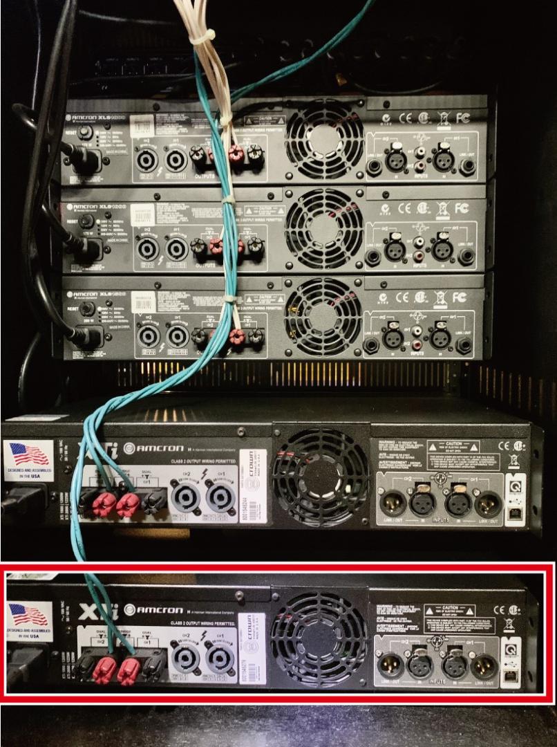 Amcron XTi 2000 パワーアンプ 新入荷 AMCRON XTi2000 パワーアンプ｜山陽電子商会 第弐録音