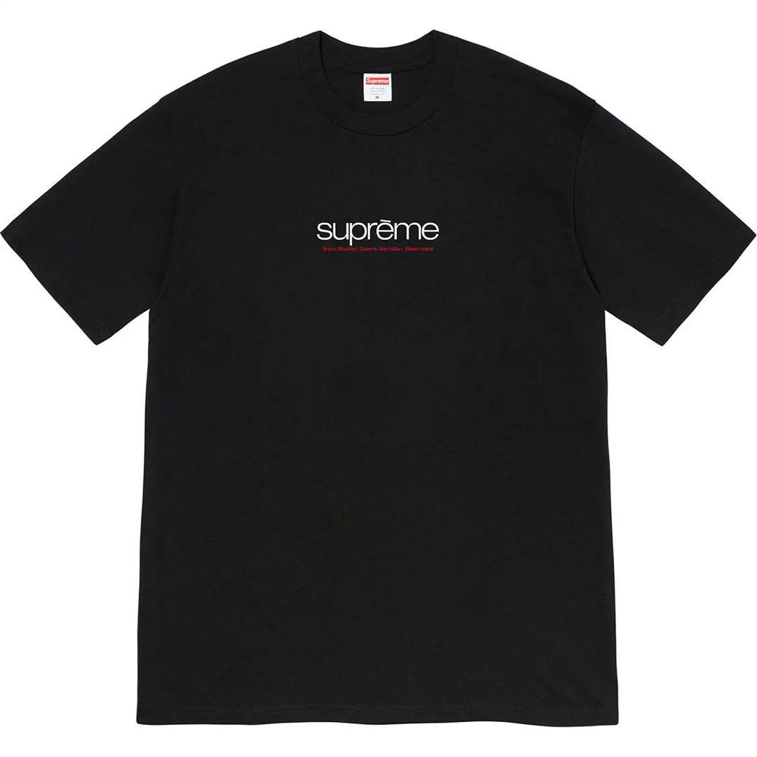 Supreme Five Boroughs Tee Black XLarge