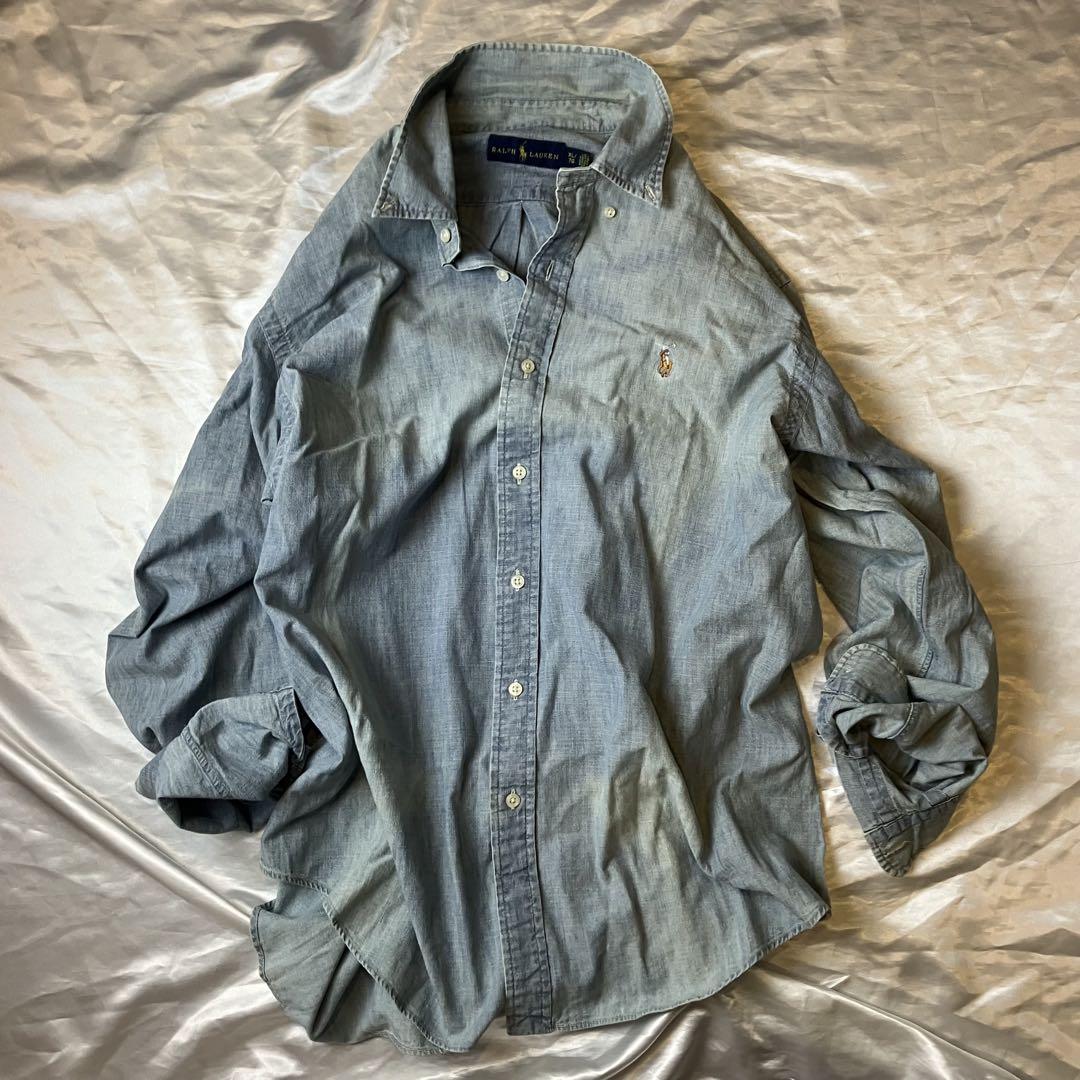 ラルフローレン デニムシャツ XL ダンガリーシャツ - メルカリ