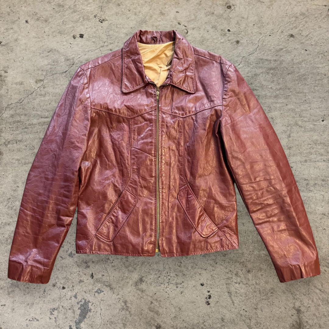 80s レザージャケット シングルライダース A-2 G-1 schott