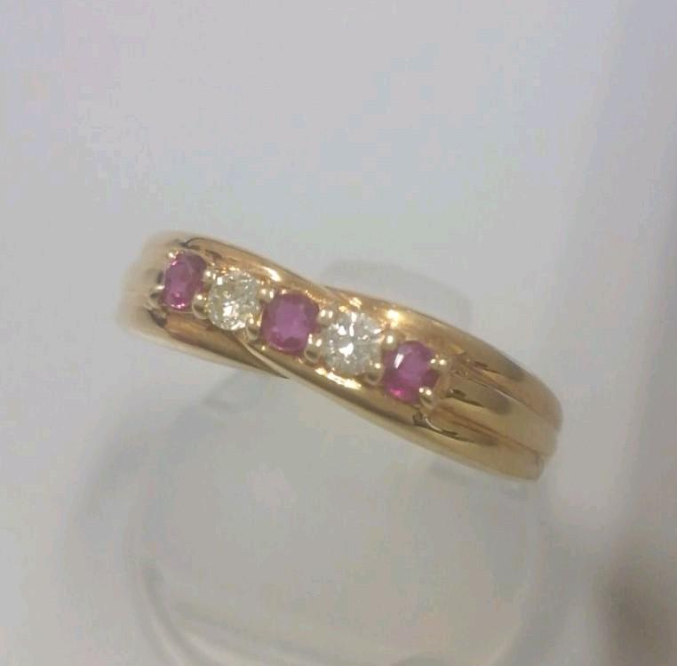【メーカー公式ショップ】 pink #10 極美ルビーring gold - リング