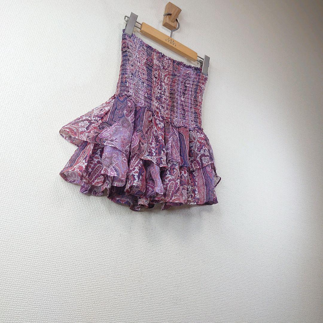 【Isabel Marant】 Caciaペイズリーシルクミディスカート ISABEL MARANT（イザベルマラン）の「ISABEL MARANT CACIA