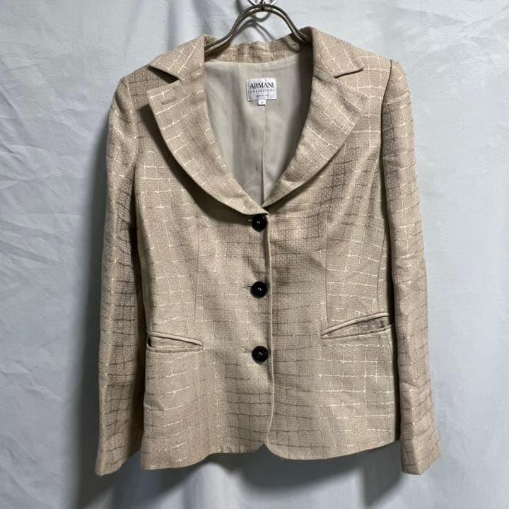 イタリア製 ARMANI COLLEZIONI テーラードジャケット 40 全てのタイム