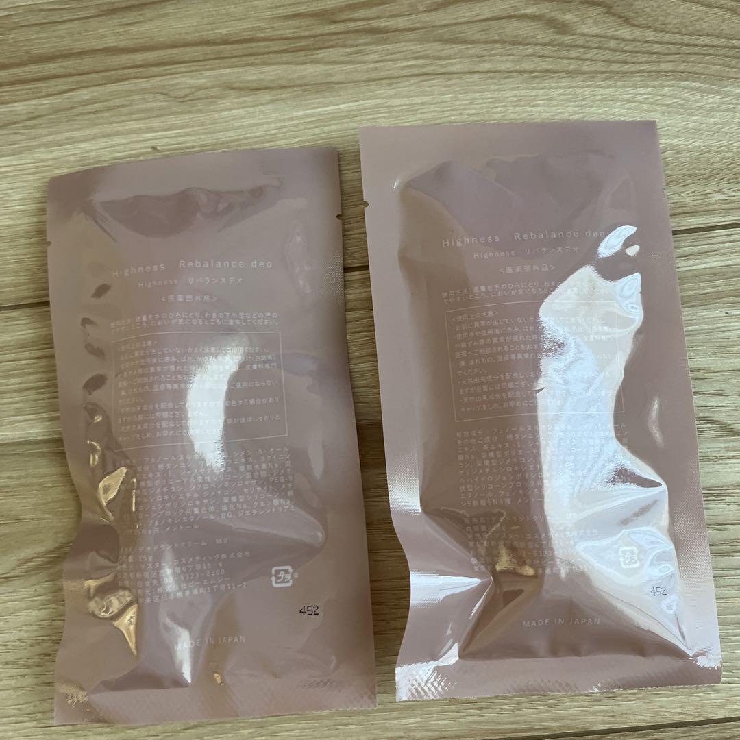Highness ハイネス　リバランスデオデオドラントクリーム25g❣️