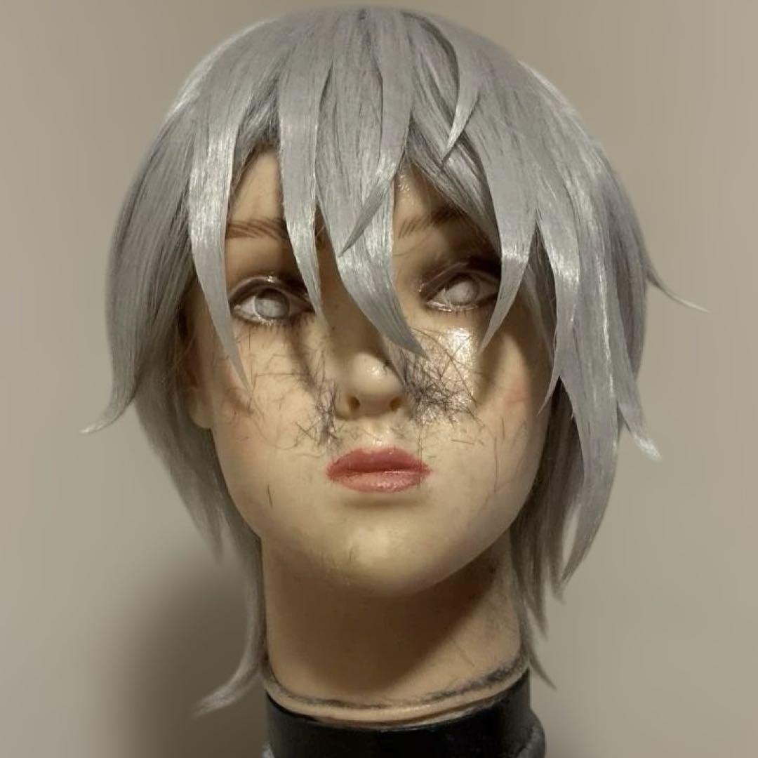 み*か様 刀剣乱舞　山姥切長義　ウィッグ 刀剣乱舞 とうらぶ 山姥切長義 コスプレ ウィッグ - メルカリ