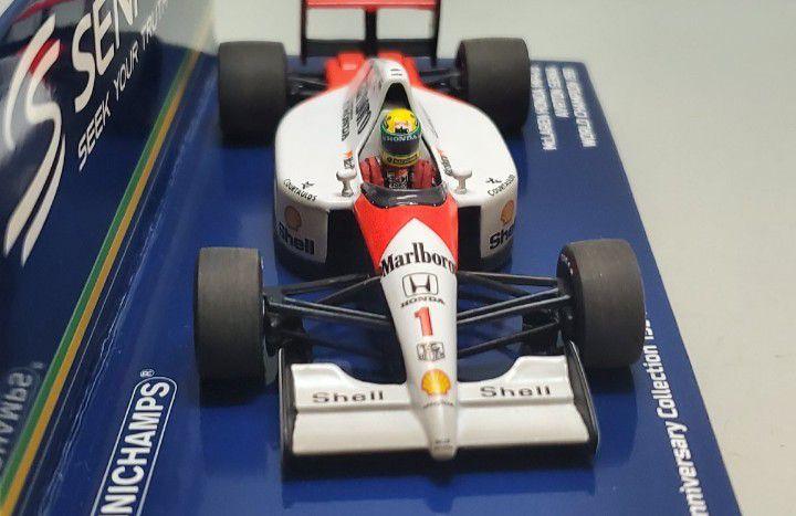 アイルトンセナ/ミニチャンプス1/43マクラーレンホンダMP4/6(タバコ仕様) アイルトンセナ/ミニチャンプス1/43マクラーレンホンダMP4/6