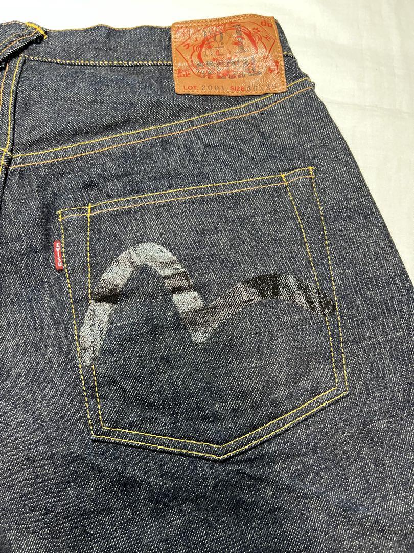 EVISU No.1 2001 36×35 グレーゴールド耳　黒カモメ　ブラック