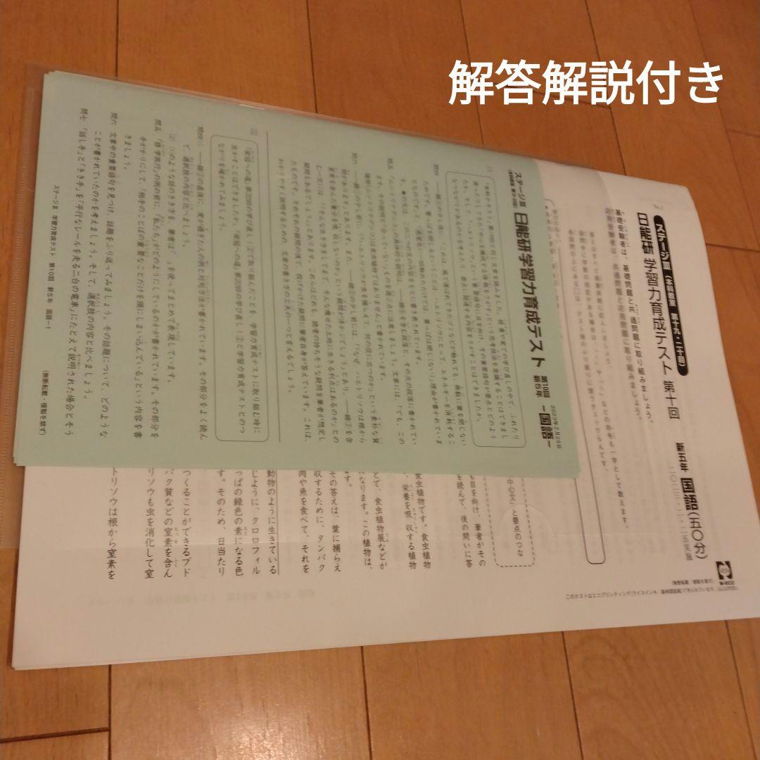 日能研5年生】学習力育成テスト2023年前期10回分