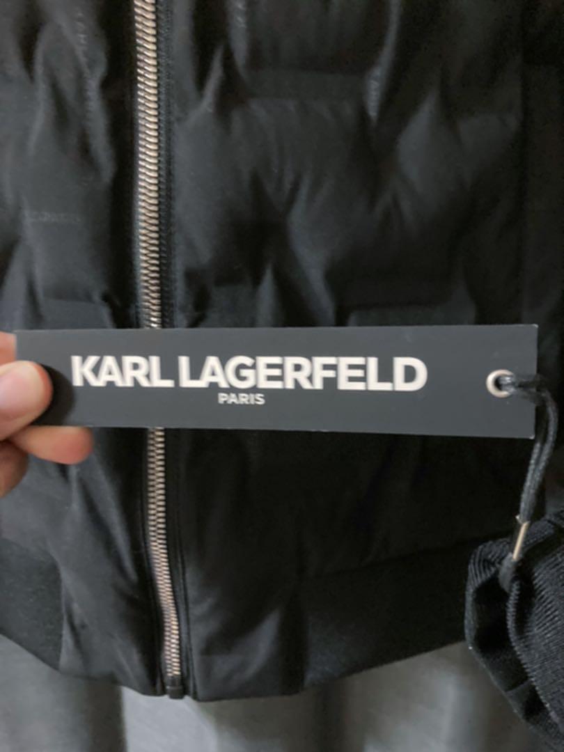 低価 KARL キルティング ロゴ ブルゾン guWDa-m21669637058 LAGERFELD カールラガーフェルド 低価超激得