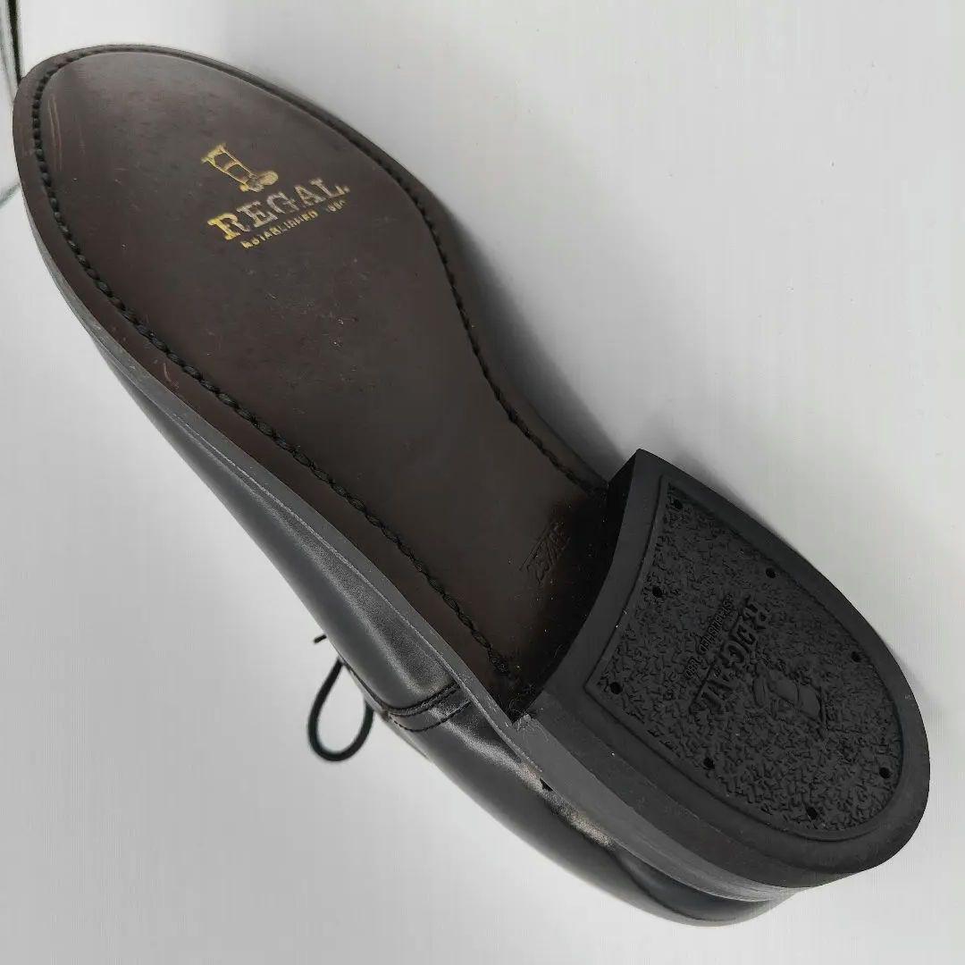 美品✨リーガル Vチップ ガラスレザー　ドレスシューズ