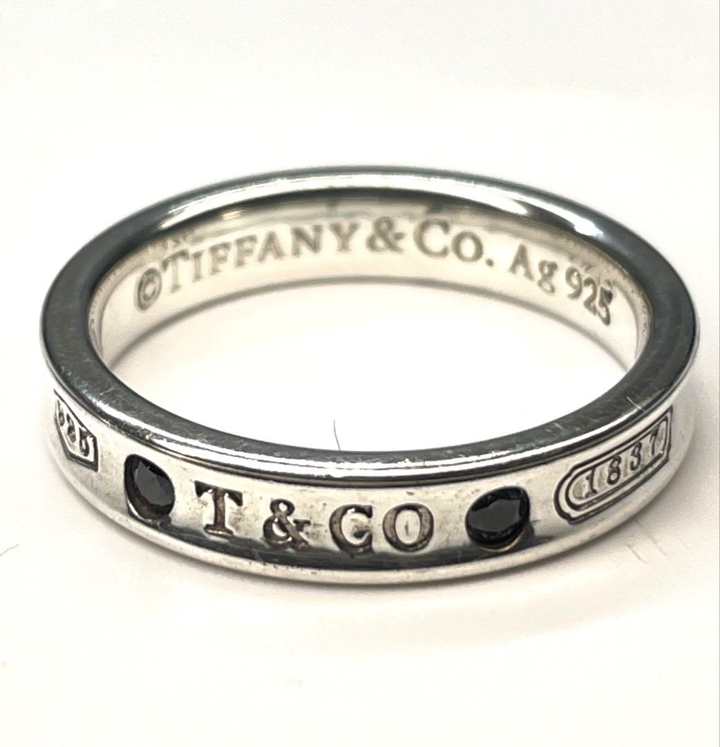 Tiffany & Co. (ティファニー)ブラックストーンシルバーリング