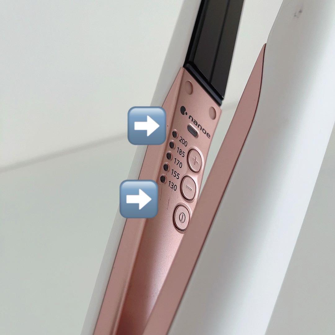 パナソニック ヘアーアイロン ストレート用 ナノケア