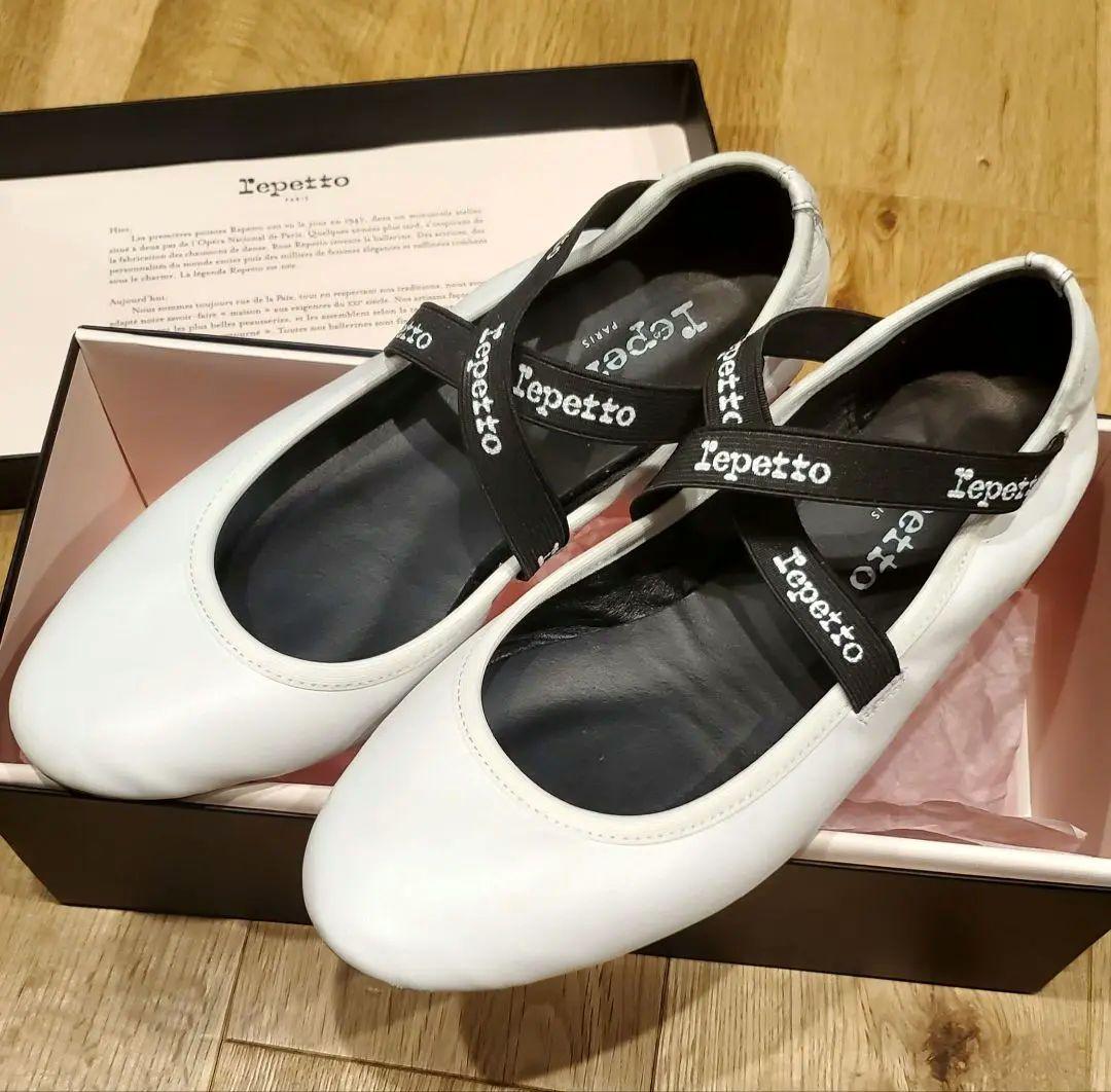 若者の大愛商品 Lepetto 23cm 美品 メリージェーン フラットパンプス バレエシューズ 靴