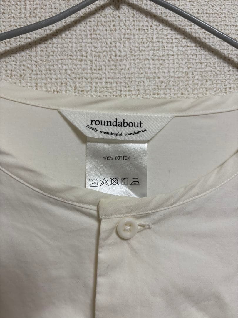 roundabout ラウンダバウト ホワイトシャツ roundabout ラウンダバウト ホワイトシャツ