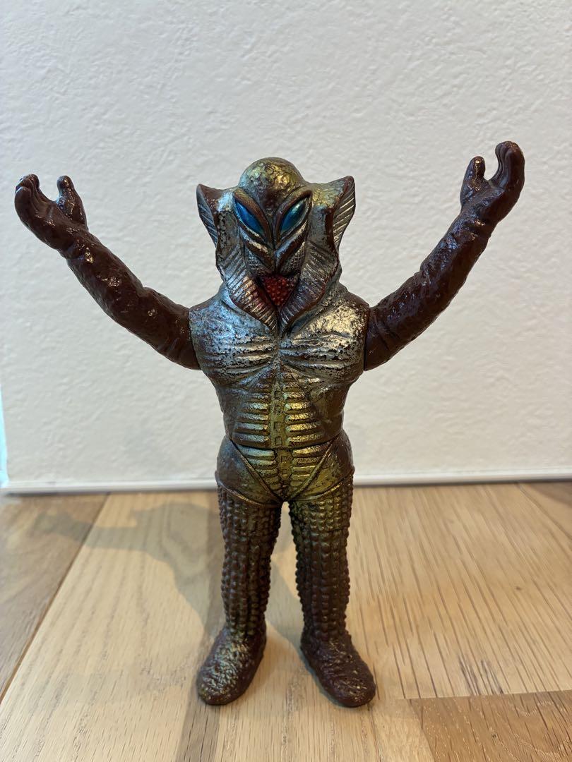 ポピー キングザウルスシリーズ メフィラス星人 ソフビ人形 1970年代当時物