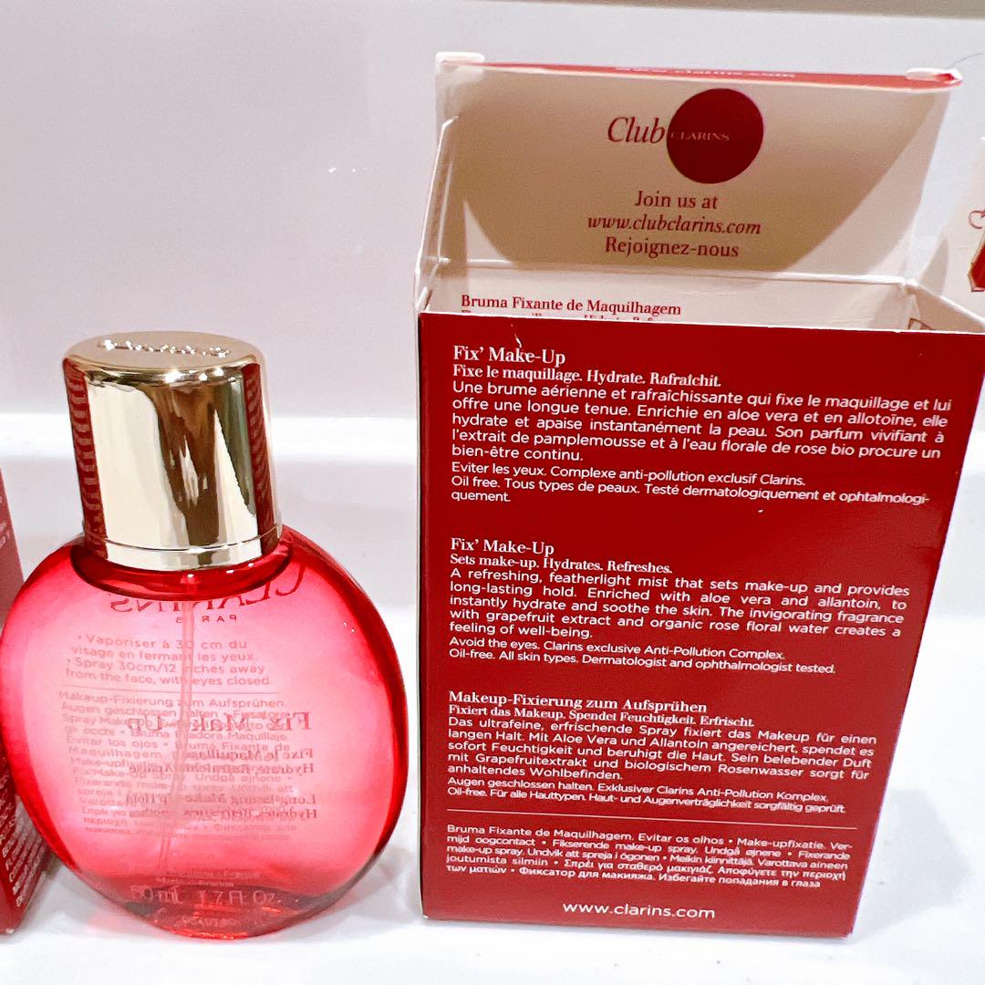 極美品✨️CLARINS Fix' Make-Up 50ml & 50ml セット