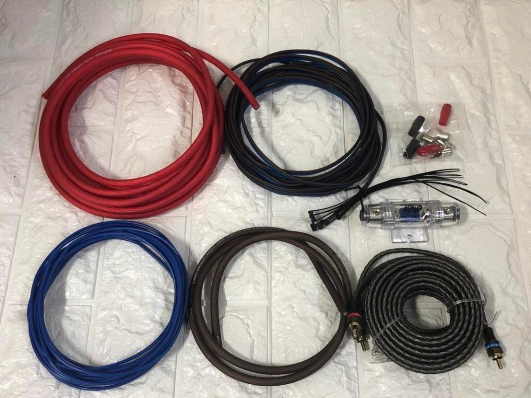 ケーブルキット8G アンプ配線キット8ゲージ 取り付けキット