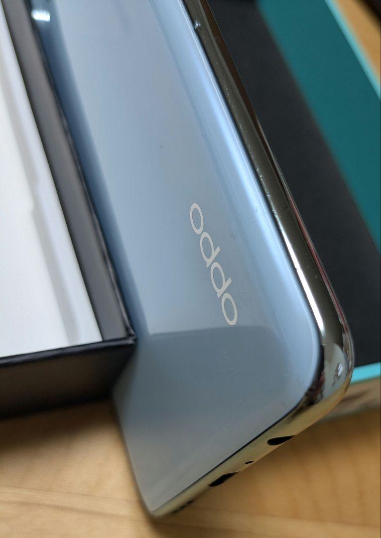 SIMフリー OPPO Reno5 A アイスブルー [画面割れ]