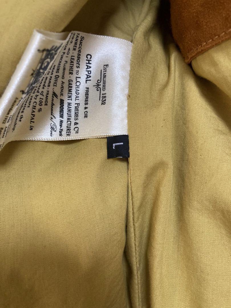 chapal シャパル　レザーブルゾン