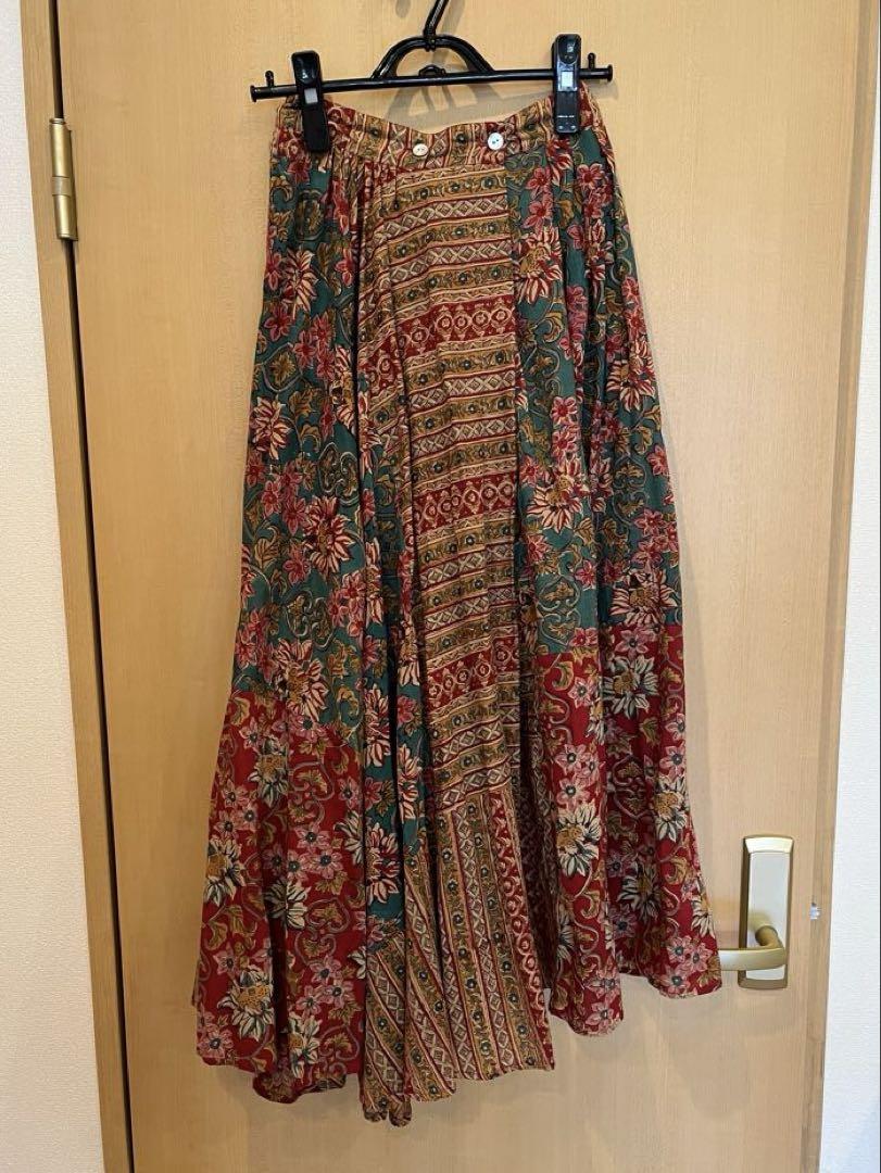 アノーキ anokhi アシンメトリー スカート