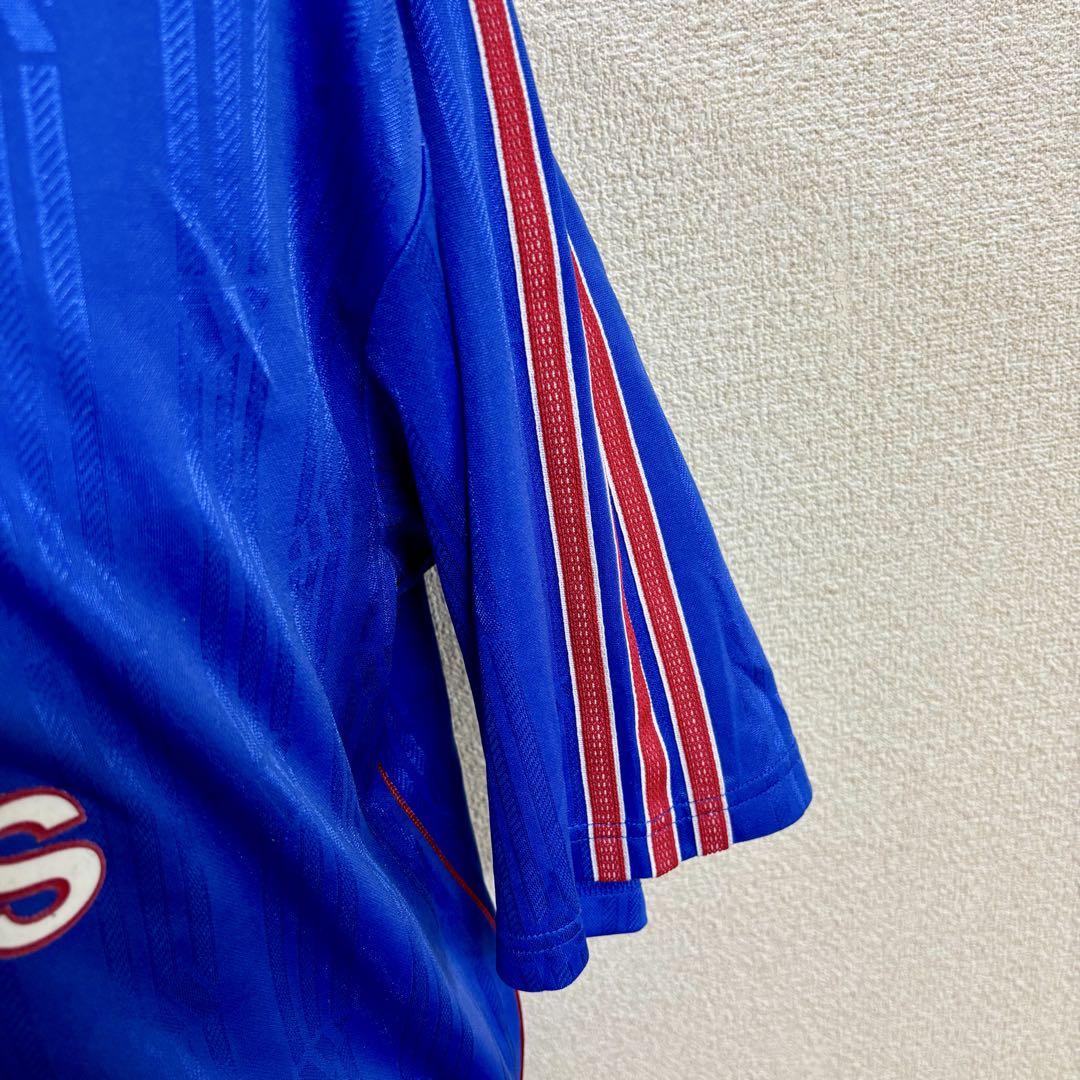90s old adidas アディダス ゲームシャツ XO パフォーマンスロゴ