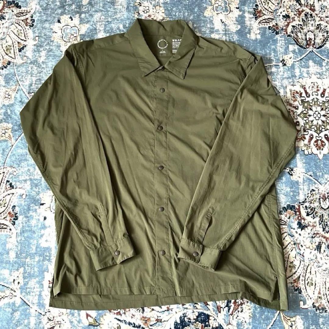 【完売Lサイズ】山と道　UL shirt L カーキ 緑　ライトオリーブ