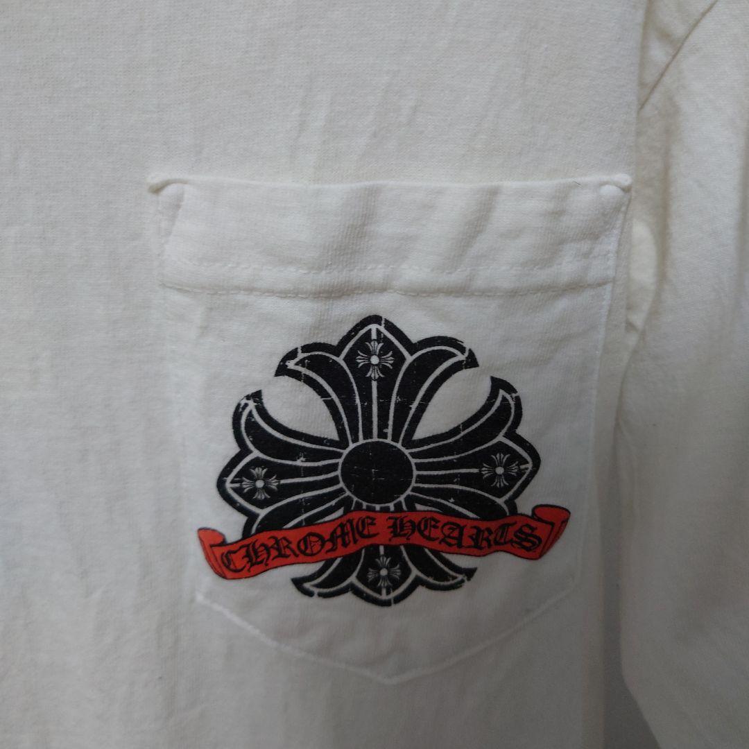 旧タグ　クロムハーツCHROME HEARTS 長袖カットソー ホワイト