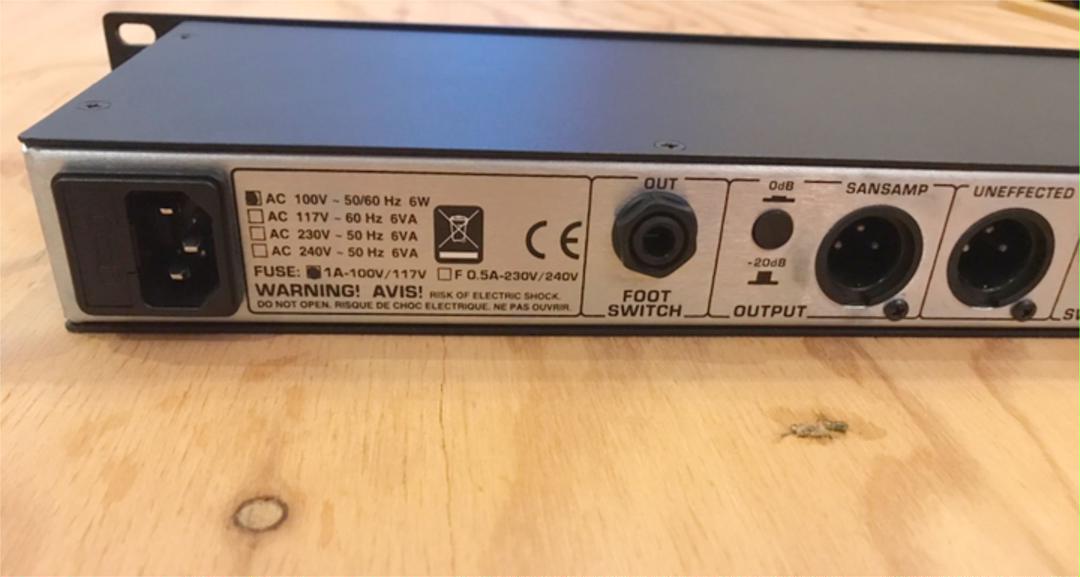 Tech21 Sansamp RBI サンズアンプ ベースドライバー ラック