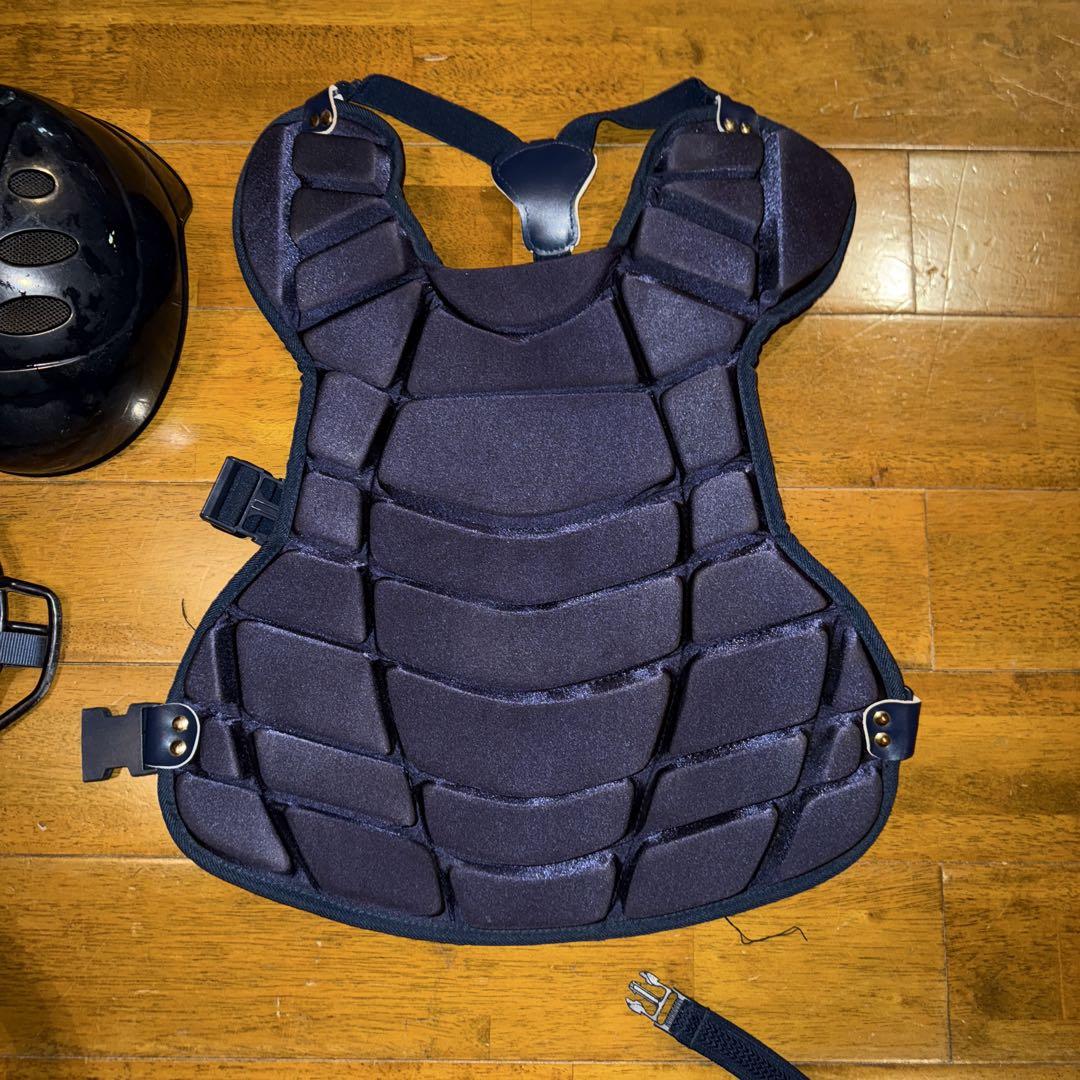 ZETT キャッチャー用具セット ネイビー
