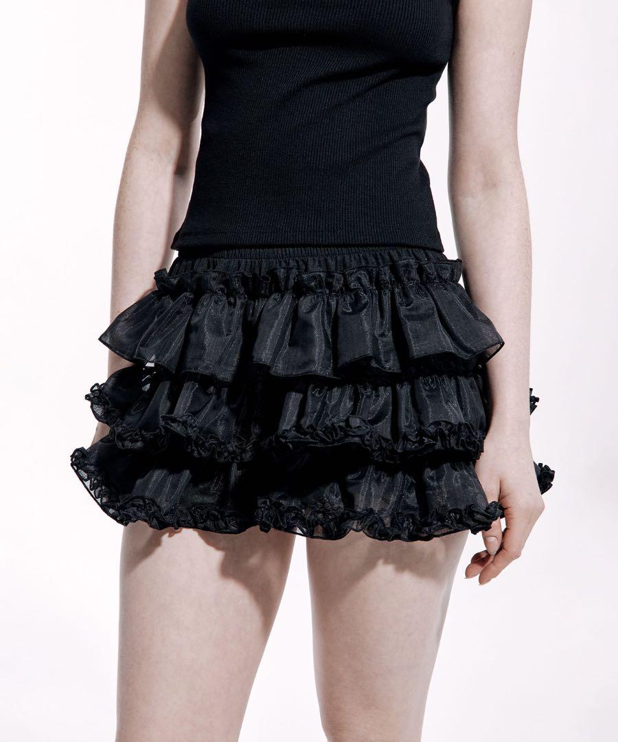スカート ROUGHNECK tutu pants skirt black