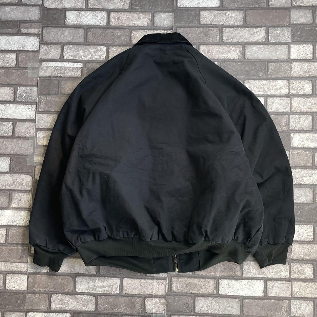 USA 90's duck jacket corduroy black 3xl