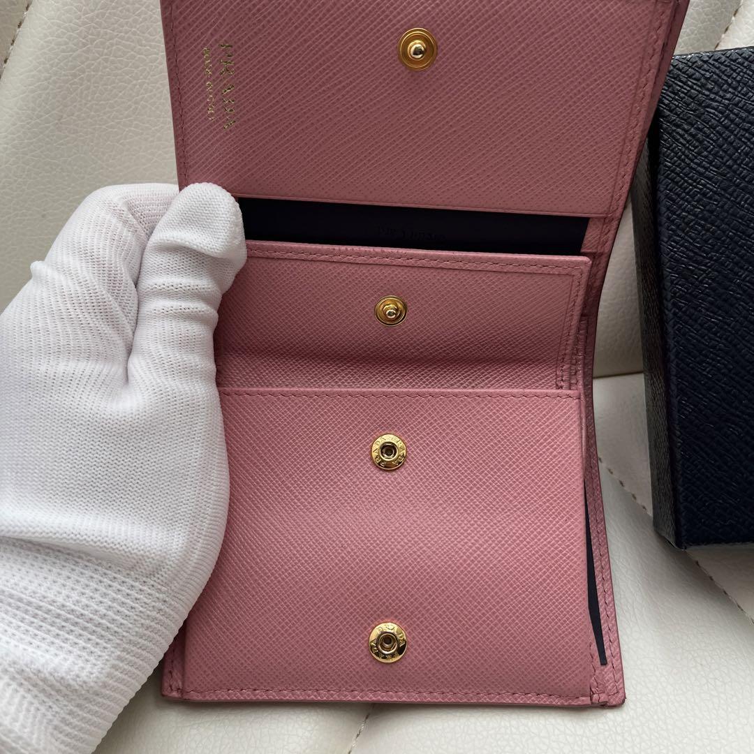 限定セール✨正規品♡プラダ PRADA レディース  サフィアーノ ミニ財布