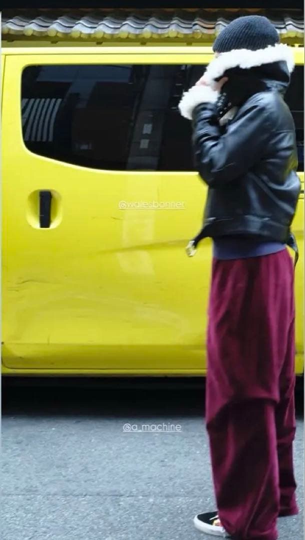 a machine 25aw ベロアワイドパンツ11747391 gwdh a machine 25aw ベロアワイドパンツ11747391 gwdh